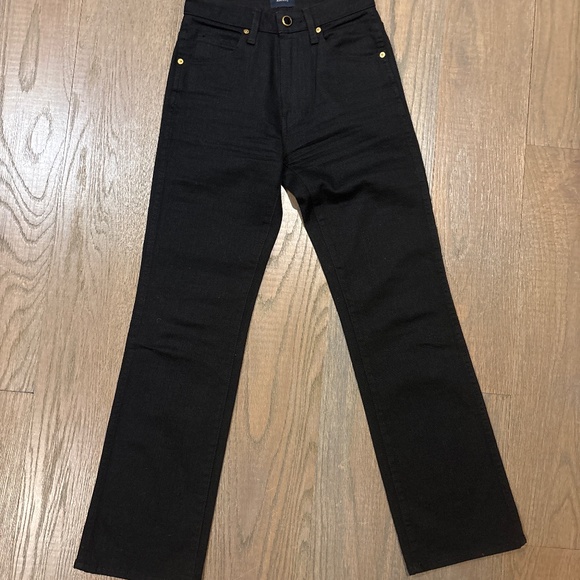 Khaite Vivian denim black size 24 - Picture 1 of 7